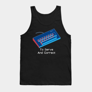 Grammar Police - To Serve and Correct Tank Top